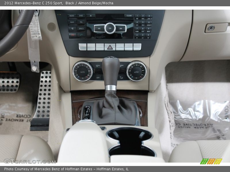 Black / Almond Beige/Mocha 2012 Mercedes-Benz C 250 Sport