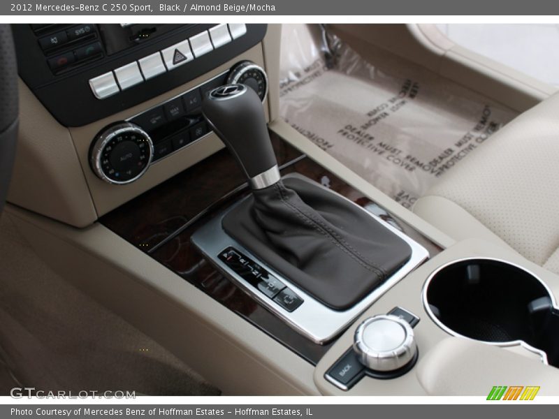 Black / Almond Beige/Mocha 2012 Mercedes-Benz C 250 Sport