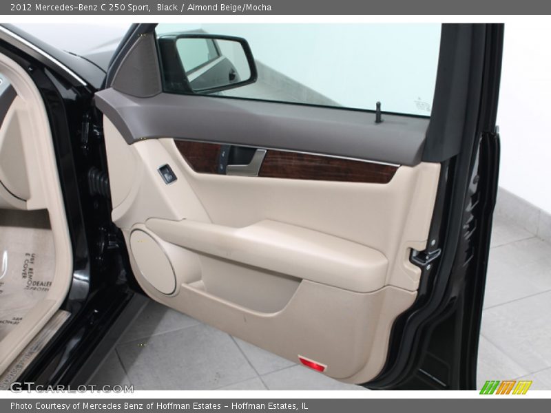 Black / Almond Beige/Mocha 2012 Mercedes-Benz C 250 Sport