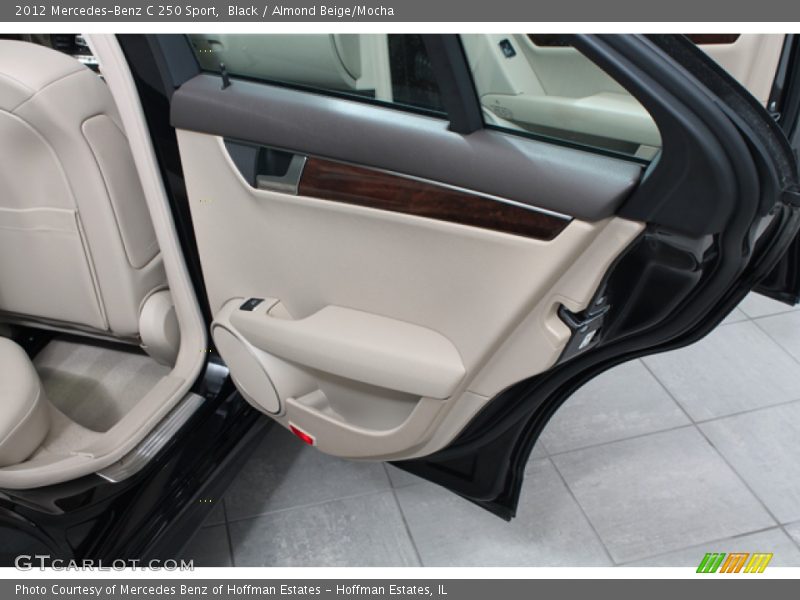 Black / Almond Beige/Mocha 2012 Mercedes-Benz C 250 Sport