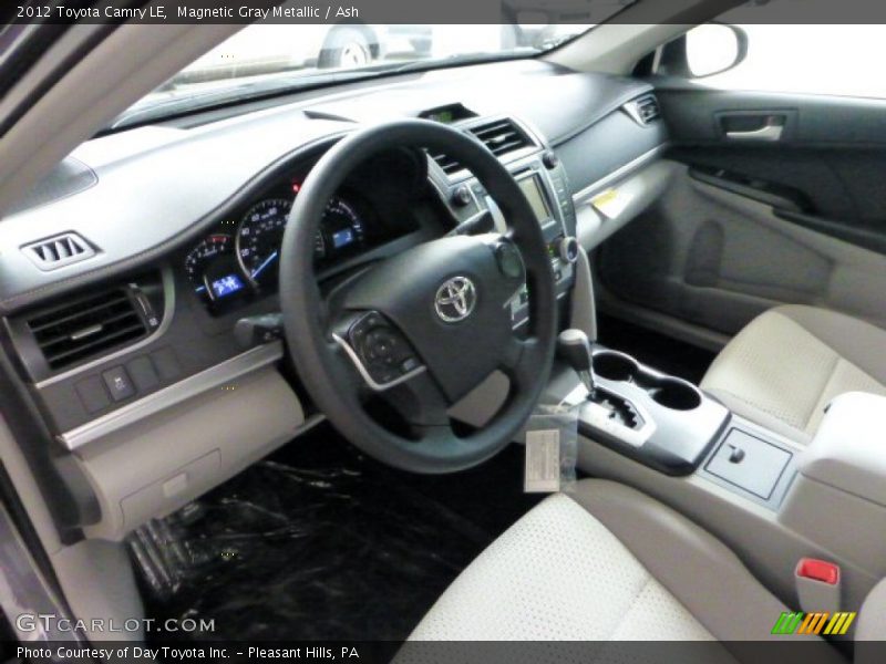 Magnetic Gray Metallic / Ash 2012 Toyota Camry LE