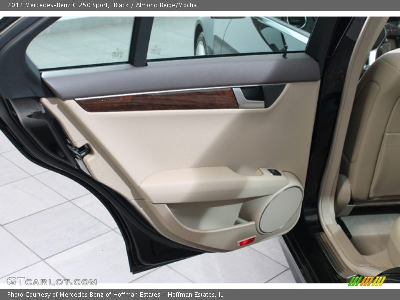Black / Almond Beige/Mocha 2012 Mercedes-Benz C 250 Sport