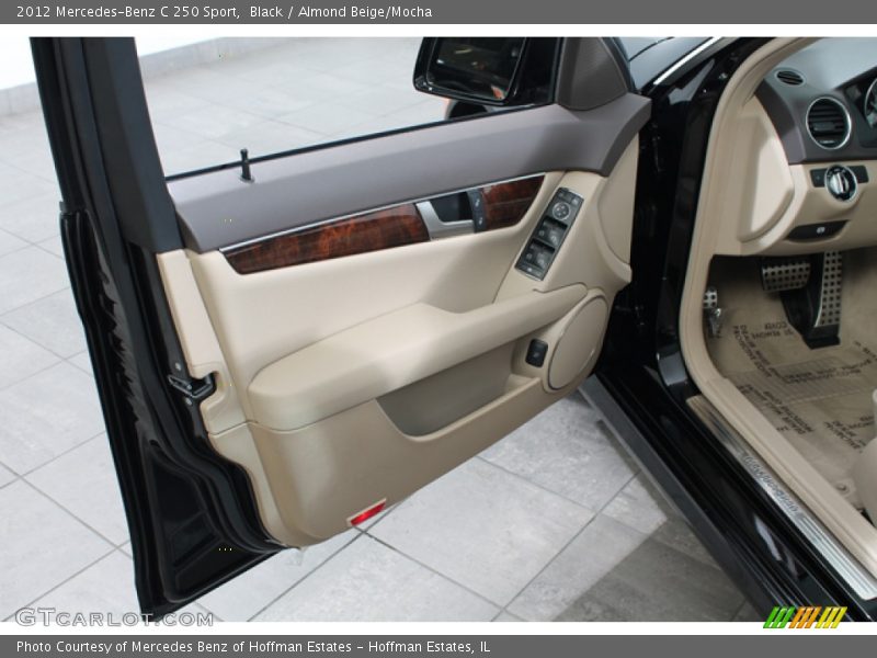 Black / Almond Beige/Mocha 2012 Mercedes-Benz C 250 Sport