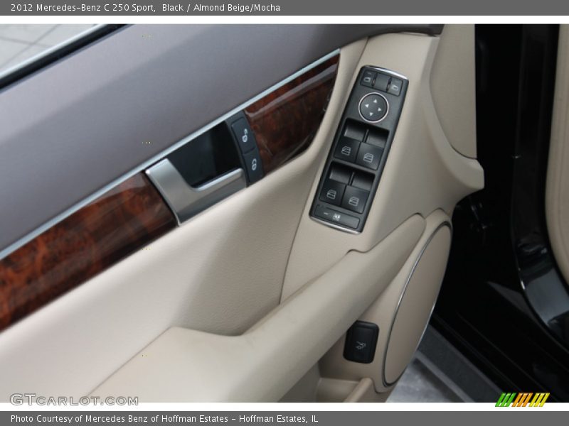 Black / Almond Beige/Mocha 2012 Mercedes-Benz C 250 Sport