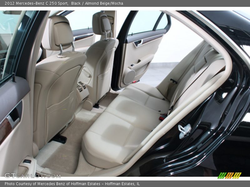 Black / Almond Beige/Mocha 2012 Mercedes-Benz C 250 Sport