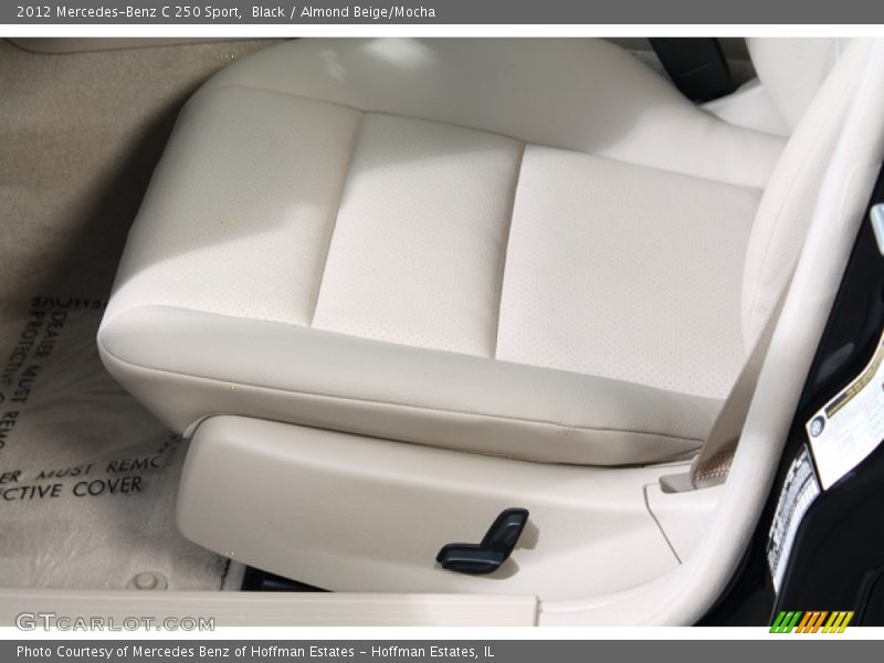 Black / Almond Beige/Mocha 2012 Mercedes-Benz C 250 Sport