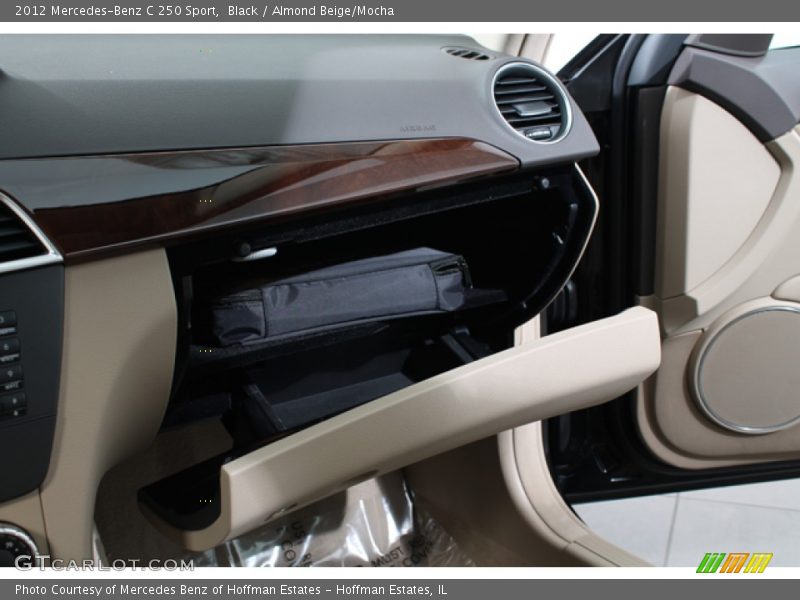 Black / Almond Beige/Mocha 2012 Mercedes-Benz C 250 Sport
