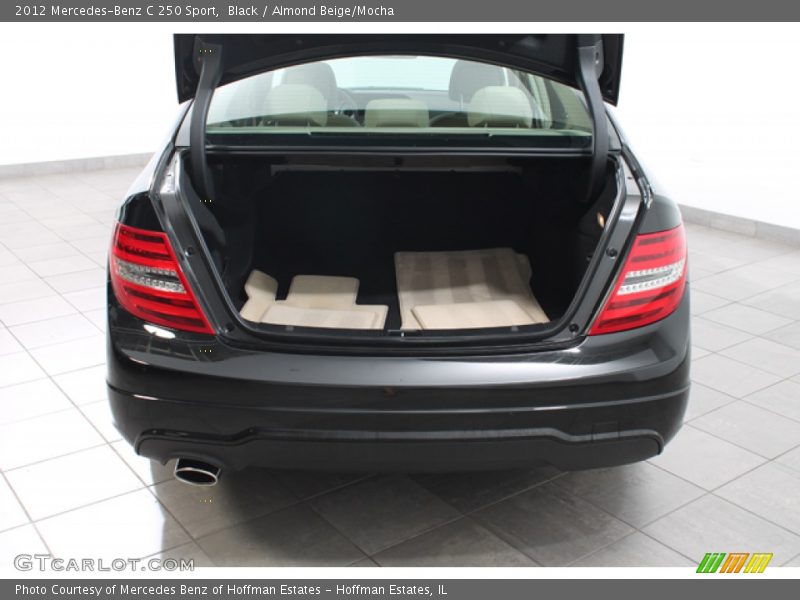 Black / Almond Beige/Mocha 2012 Mercedes-Benz C 250 Sport