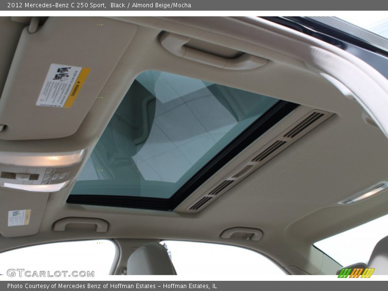 Black / Almond Beige/Mocha 2012 Mercedes-Benz C 250 Sport