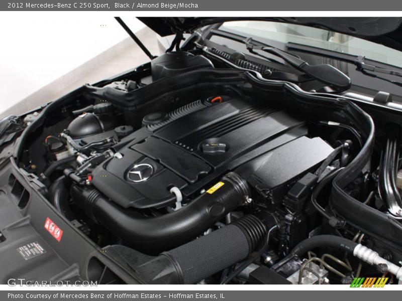 Black / Almond Beige/Mocha 2012 Mercedes-Benz C 250 Sport