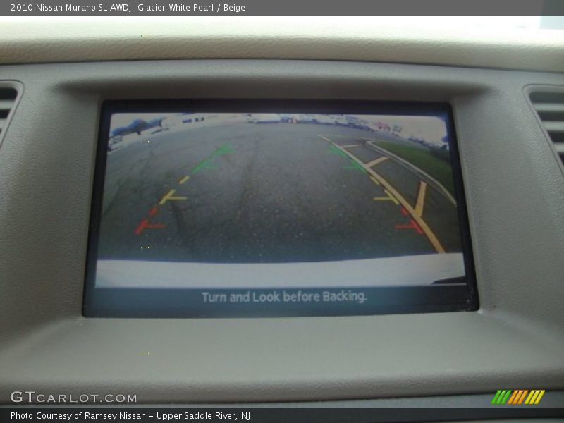 Glacier White Pearl / Beige 2010 Nissan Murano SL AWD