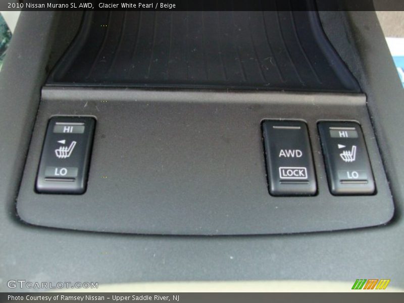 Glacier White Pearl / Beige 2010 Nissan Murano SL AWD