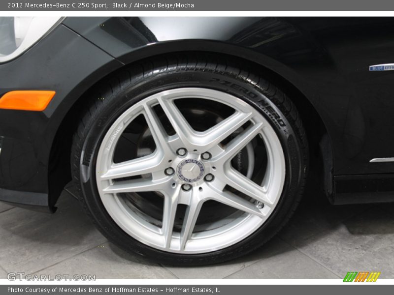 Black / Almond Beige/Mocha 2012 Mercedes-Benz C 250 Sport
