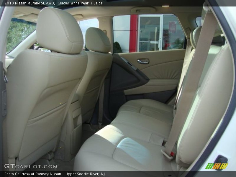 Glacier White Pearl / Beige 2010 Nissan Murano SL AWD