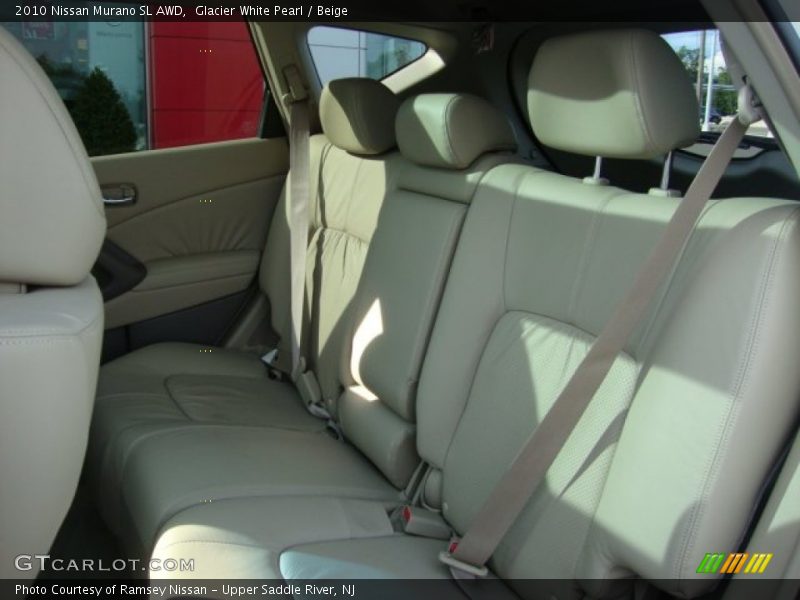 Glacier White Pearl / Beige 2010 Nissan Murano SL AWD