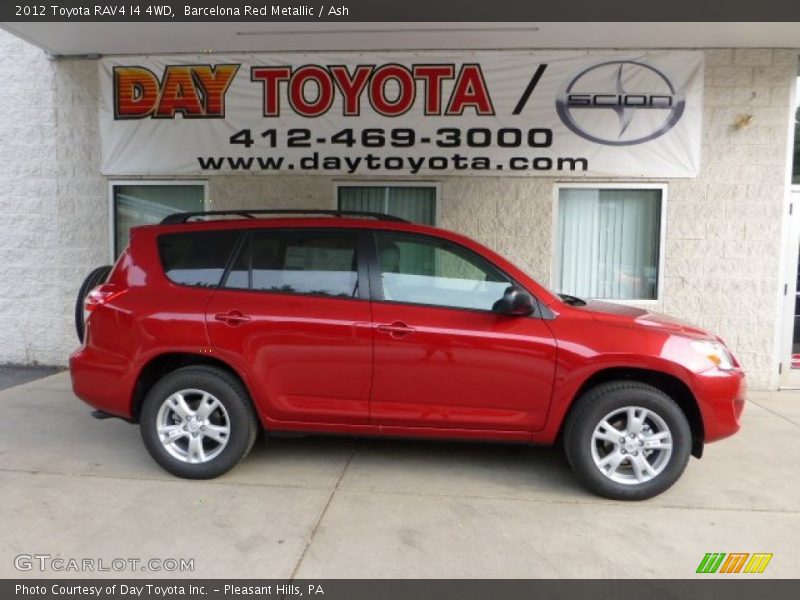 Barcelona Red Metallic / Ash 2012 Toyota RAV4 I4 4WD