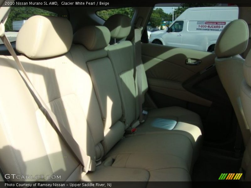 Glacier White Pearl / Beige 2010 Nissan Murano SL AWD