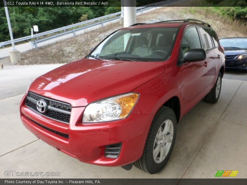 Barcelona Red Metallic / Ash 2012 Toyota RAV4 I4 4WD