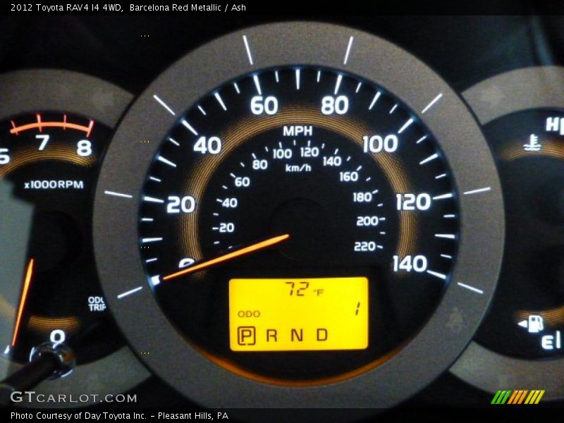 Barcelona Red Metallic / Ash 2012 Toyota RAV4 I4 4WD