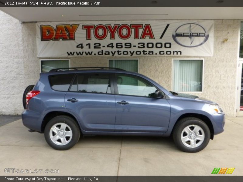 Pacific Blue Metallic / Ash 2012 Toyota RAV4 I4 4WD