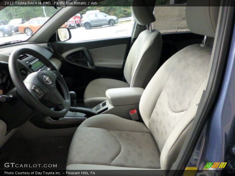 Pacific Blue Metallic / Ash 2012 Toyota RAV4 I4 4WD