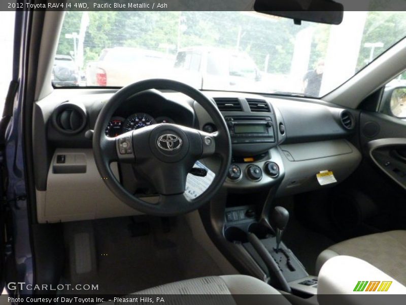 Pacific Blue Metallic / Ash 2012 Toyota RAV4 I4 4WD