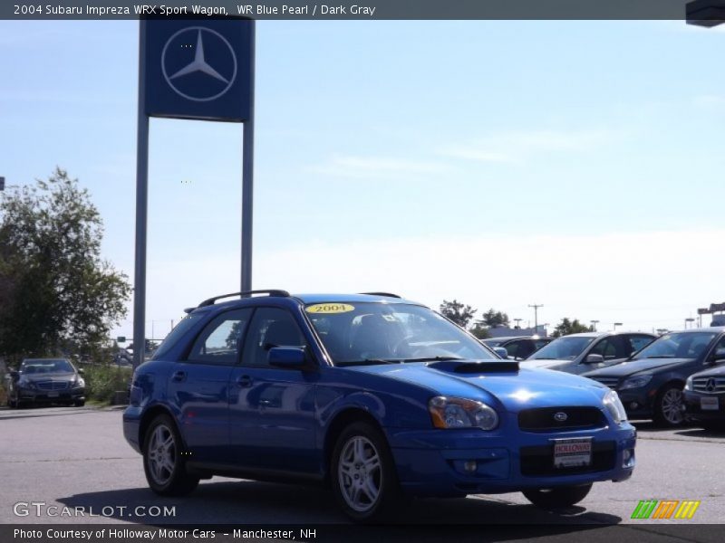 WR Blue Pearl / Dark Gray 2004 Subaru Impreza WRX Sport Wagon