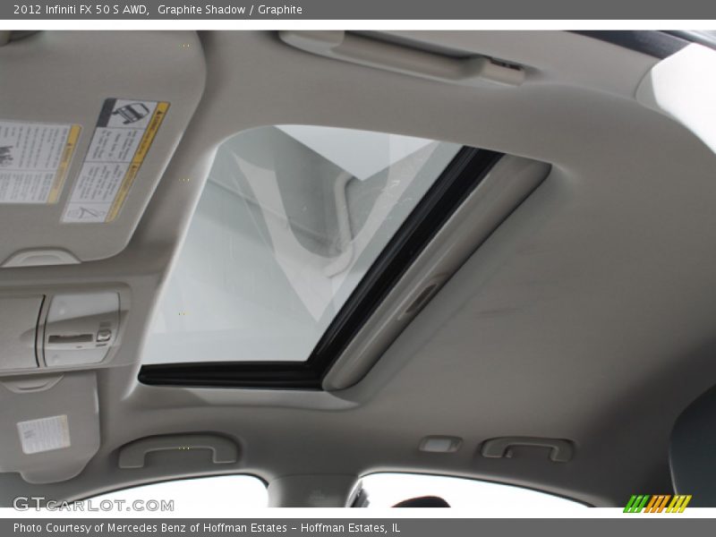 Sunroof of 2012 FX 50 S AWD