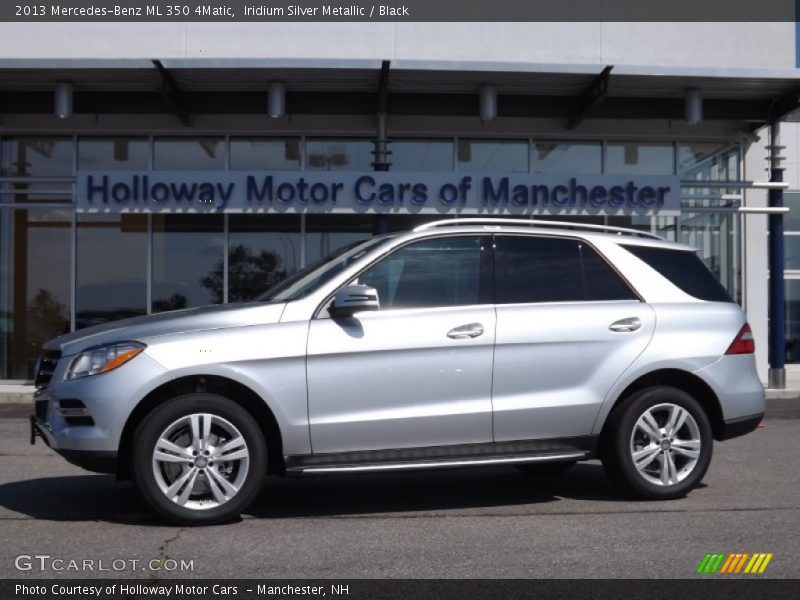Iridium Silver Metallic / Black 2013 Mercedes-Benz ML 350 4Matic