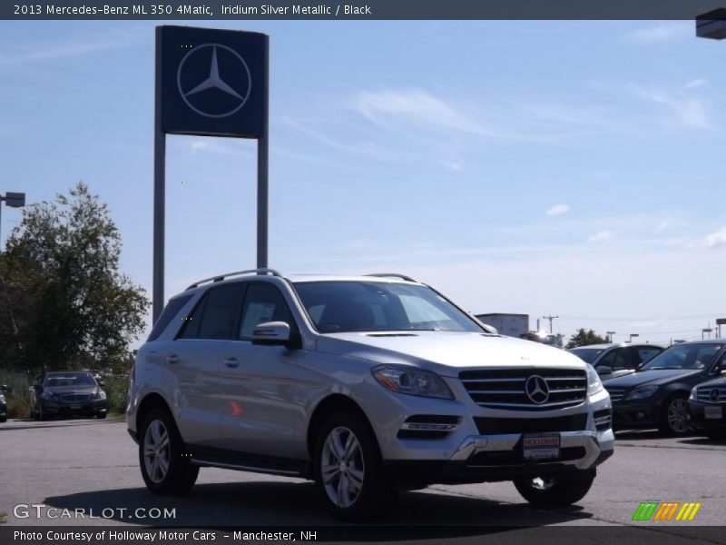 Iridium Silver Metallic / Black 2013 Mercedes-Benz ML 350 4Matic