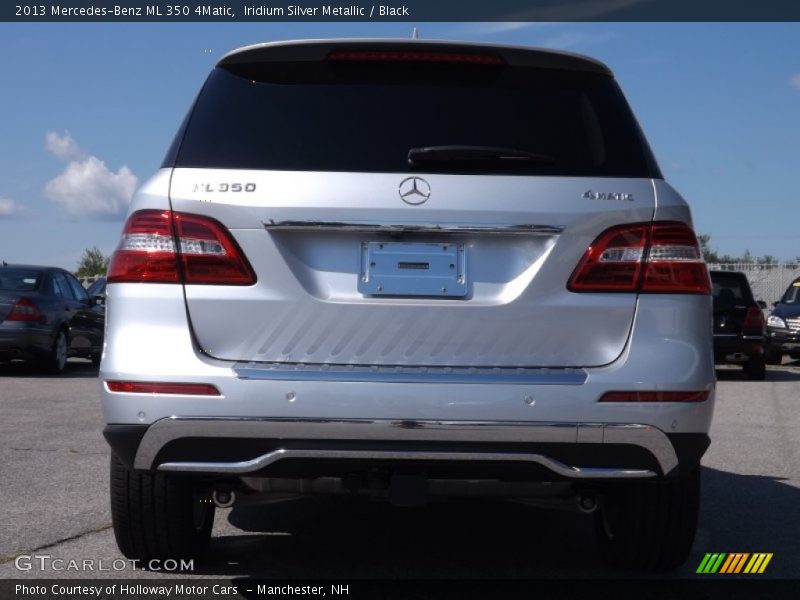 Iridium Silver Metallic / Black 2013 Mercedes-Benz ML 350 4Matic
