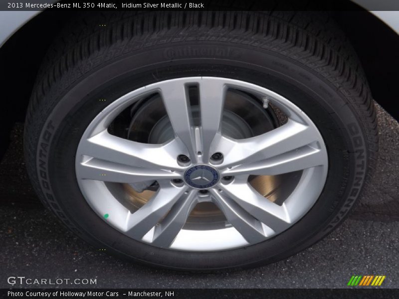 Iridium Silver Metallic / Black 2013 Mercedes-Benz ML 350 4Matic