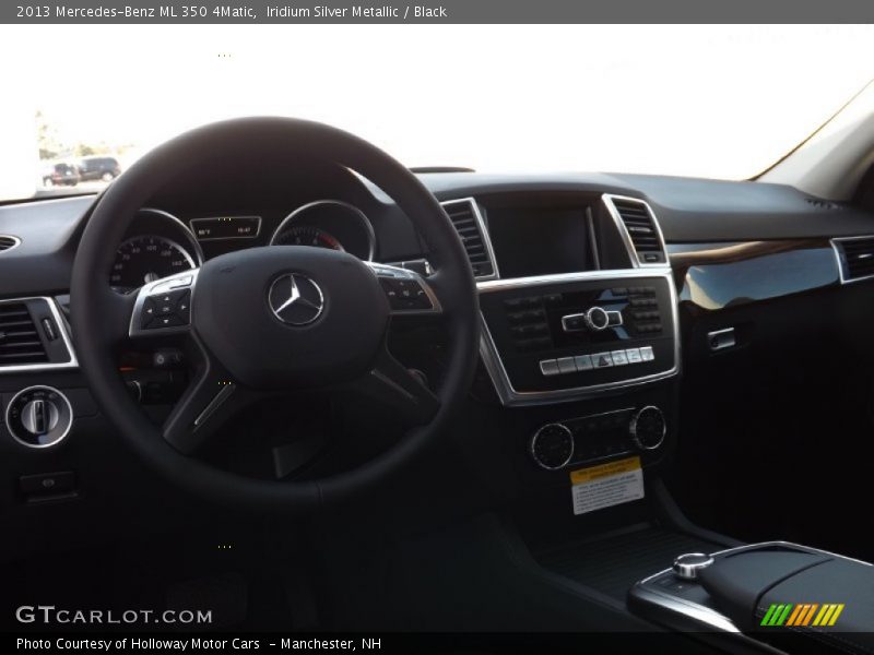 Iridium Silver Metallic / Black 2013 Mercedes-Benz ML 350 4Matic