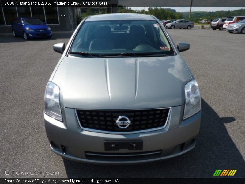 Magnetic Gray / Charcoal/Steel 2008 Nissan Sentra 2.0 S