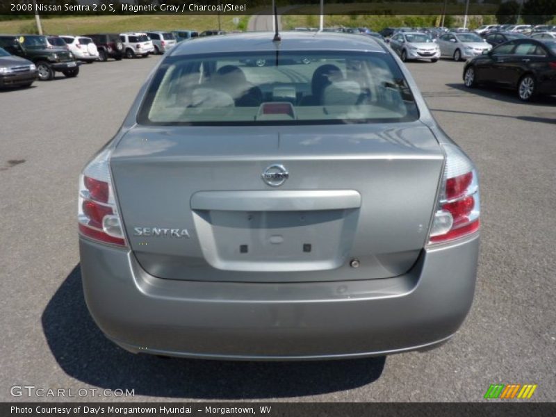 Magnetic Gray / Charcoal/Steel 2008 Nissan Sentra 2.0 S