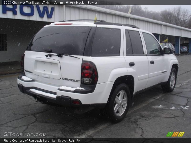Summit White / Medium Pewter 2003 Chevrolet TrailBlazer LT 4x4