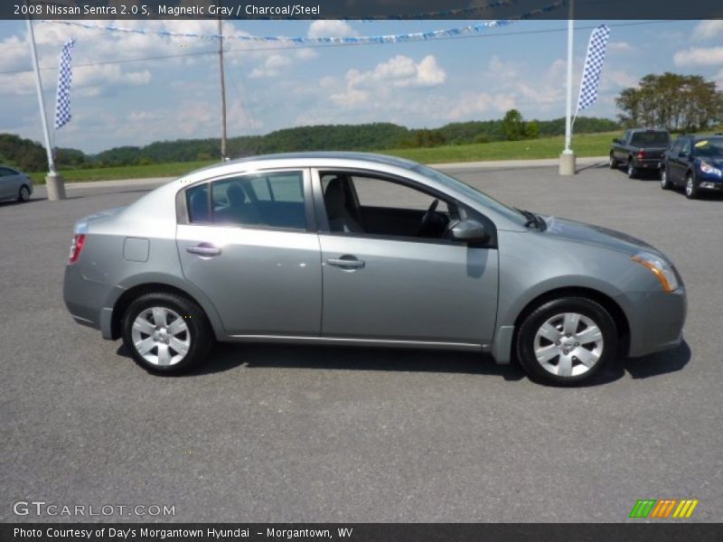 Magnetic Gray / Charcoal/Steel 2008 Nissan Sentra 2.0 S