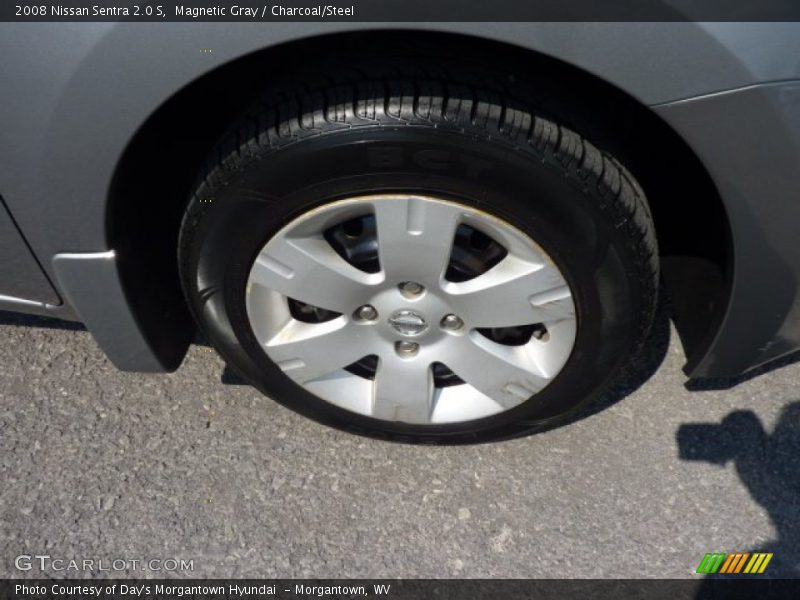 Magnetic Gray / Charcoal/Steel 2008 Nissan Sentra 2.0 S