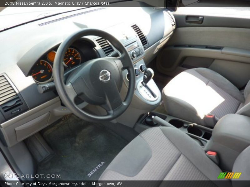 Magnetic Gray / Charcoal/Steel 2008 Nissan Sentra 2.0 S