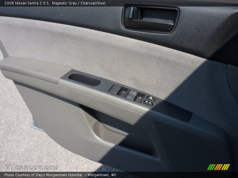 Magnetic Gray / Charcoal/Steel 2008 Nissan Sentra 2.0 S