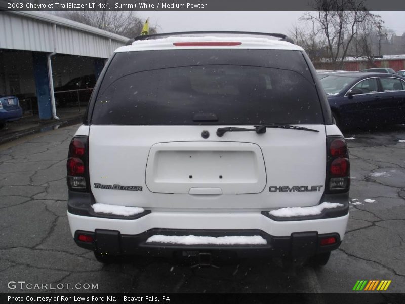 Summit White / Medium Pewter 2003 Chevrolet TrailBlazer LT 4x4