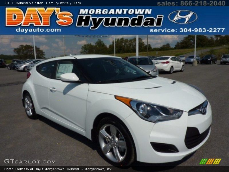 Century White / Black 2013 Hyundai Veloster