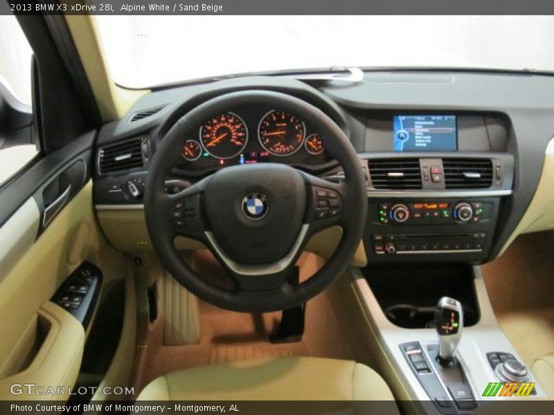 Alpine White / Sand Beige 2013 BMW X3 xDrive 28i