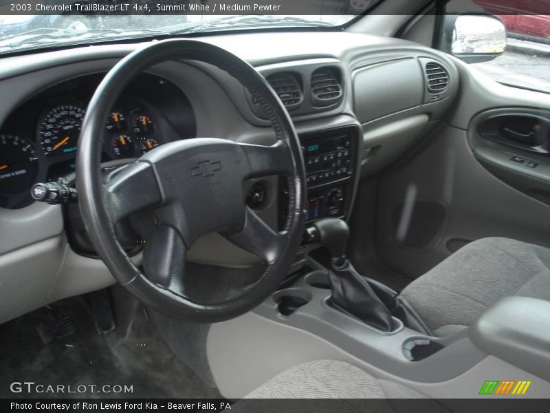 Summit White / Medium Pewter 2003 Chevrolet TrailBlazer LT 4x4
