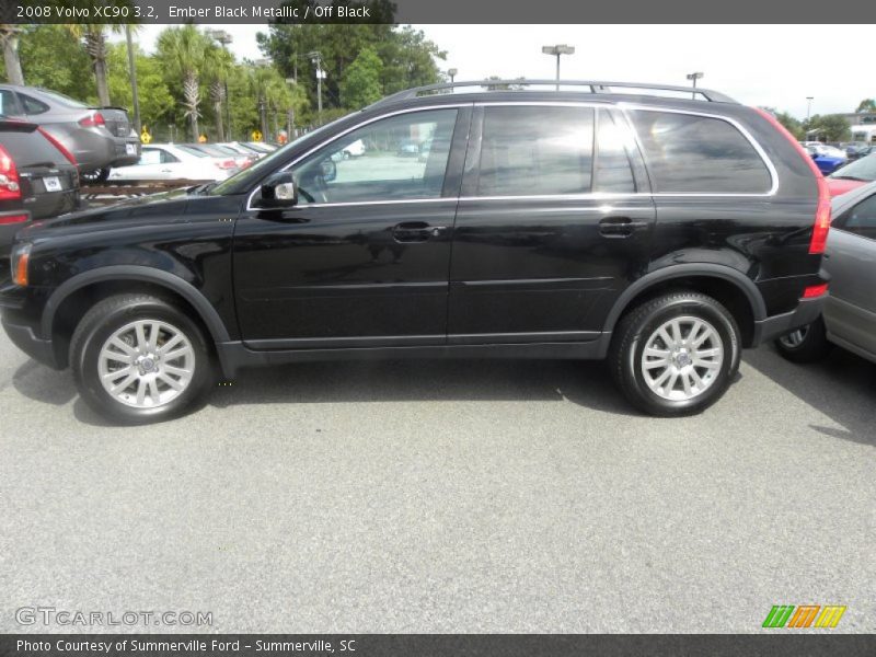 Ember Black Metallic / Off Black 2008 Volvo XC90 3.2
