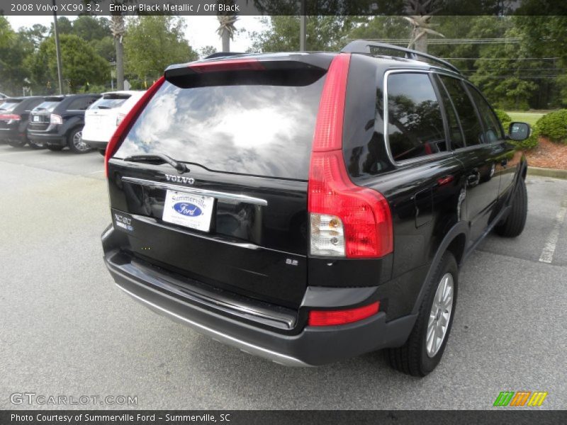 Ember Black Metallic / Off Black 2008 Volvo XC90 3.2