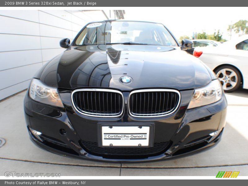 Jet Black / Beige 2009 BMW 3 Series 328xi Sedan
