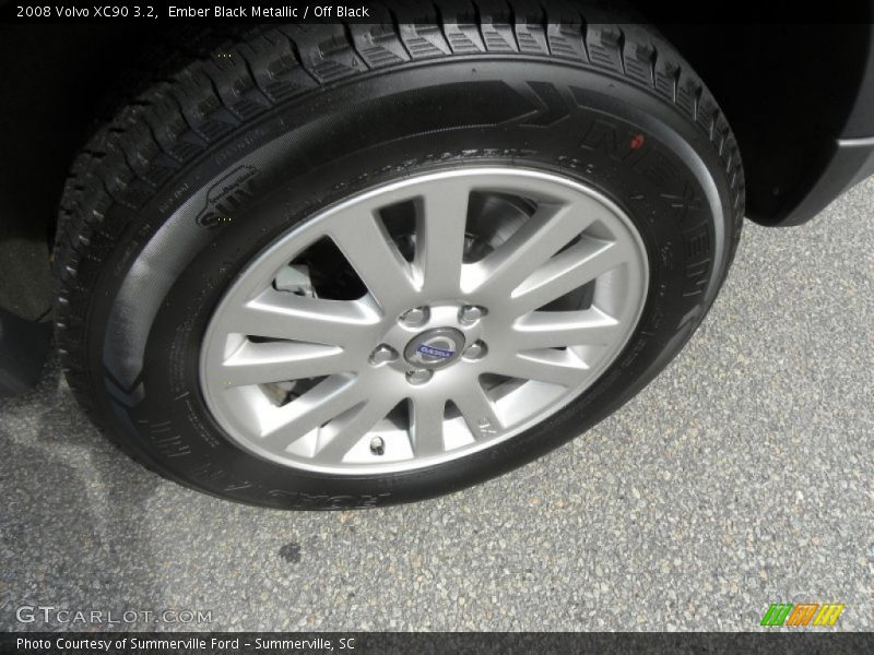 Ember Black Metallic / Off Black 2008 Volvo XC90 3.2