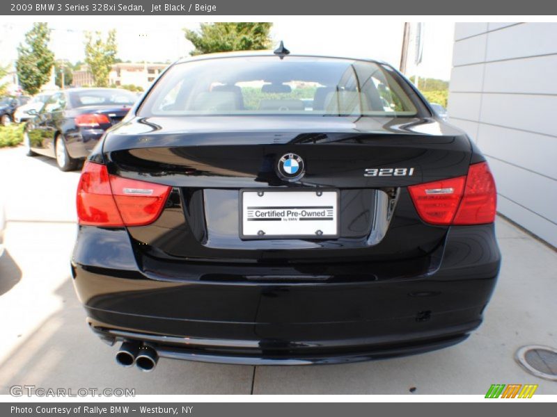 Jet Black / Beige 2009 BMW 3 Series 328xi Sedan