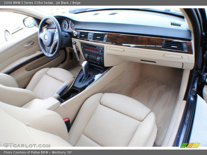 Jet Black / Beige 2009 BMW 3 Series 328xi Sedan